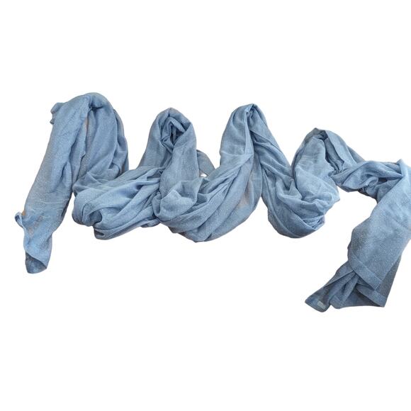 CROSCILL HOME FASHIONS! HYDRANGEA BLUE 21 FOOT LENGTH DRAPERY PANEL, 52" WIDE! - Picture 1 of 10